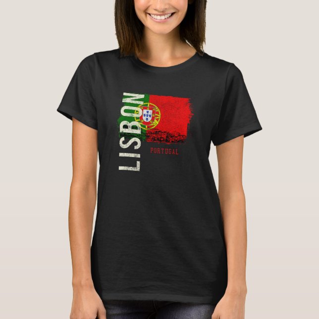 Camiseta Lisboa Portugal Europa (Anverso)
