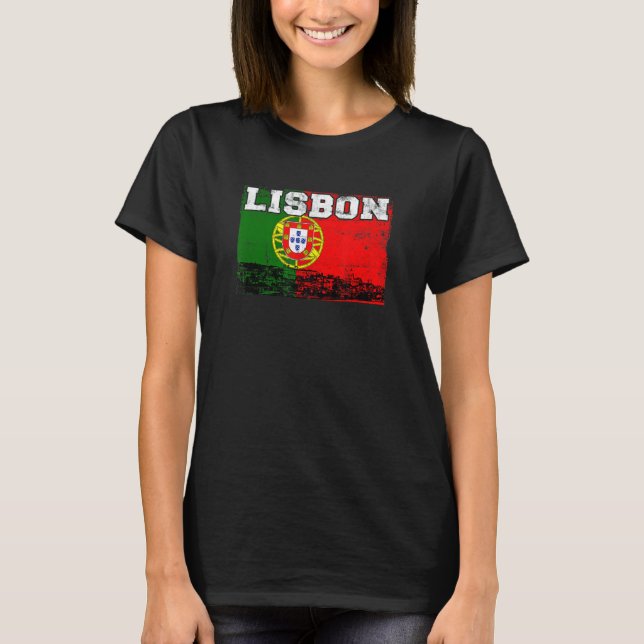 Camiseta Lisboa Portugal Europa (Anverso)