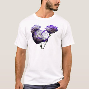 Camiseta Lisianuro morado y blanco