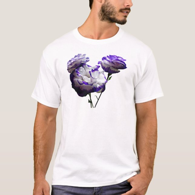 Camiseta Lisianuro morado y blanco (Anverso)