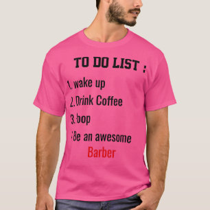 Camiseta Lista de Barras a Hacer