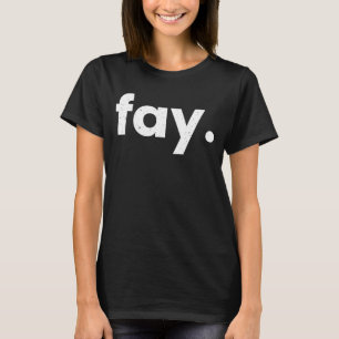 Camiseta Lista de códigos del aeropuerto de Fayetteville No