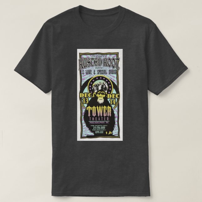 Camiseta Lista de controladores raíz ordenada (Diseño del anverso)