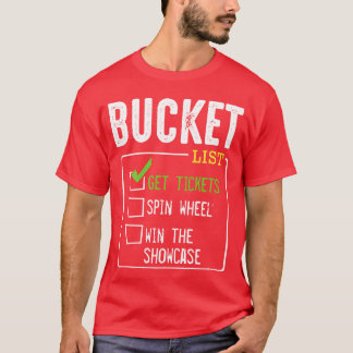 Camiseta Lista de deseos Boletos ganadores divertidos del p