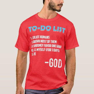 Camiseta Lista de dioses ateo para hacer 
