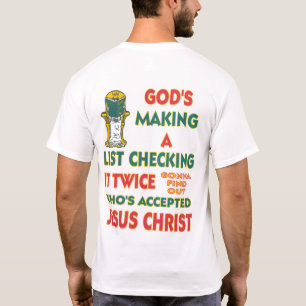 Camiseta Lista de navidades