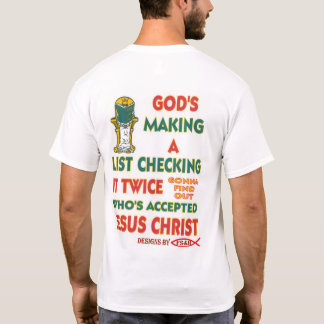Camiseta Lista de navidades
