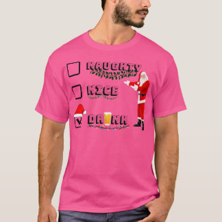 Camiseta Lista de Navidades Naught