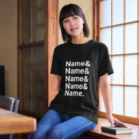Lista de nombres personalizados con Ampersand