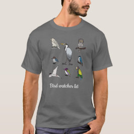 Camiseta Lista de observador de aves