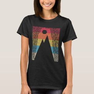Camiseta Lista de Parques Nacionales Palabra Vintage Campin