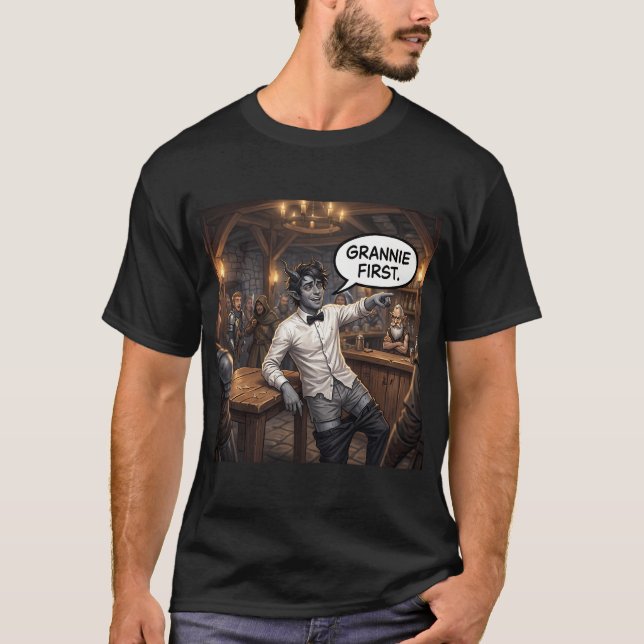 Camiseta Lista de Prioridades de Mordecai (Anverso)