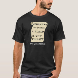 Camiseta Lista De Reglas Del Conductor