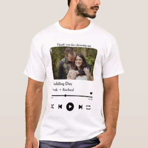 Camiseta Lista de reproducción de canciones de personalizad