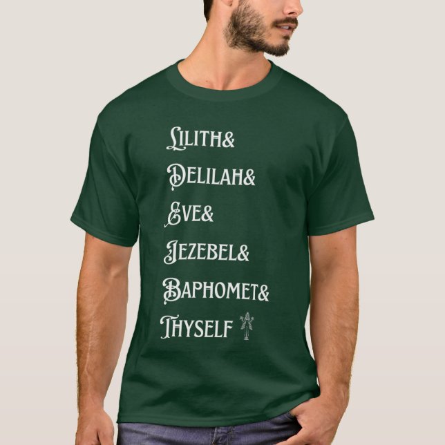Camiseta Lista de salutación chica Lilith (Anverso)