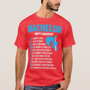 Camiseta Lista de verificación de la soltera T