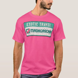 Camiseta Lista de viajes de Madagascar
