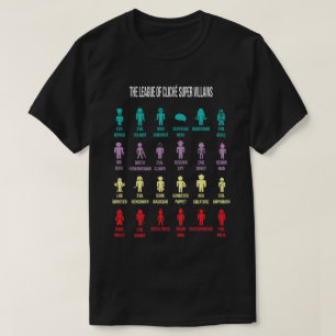 Camiseta LIsta de villanos cliche