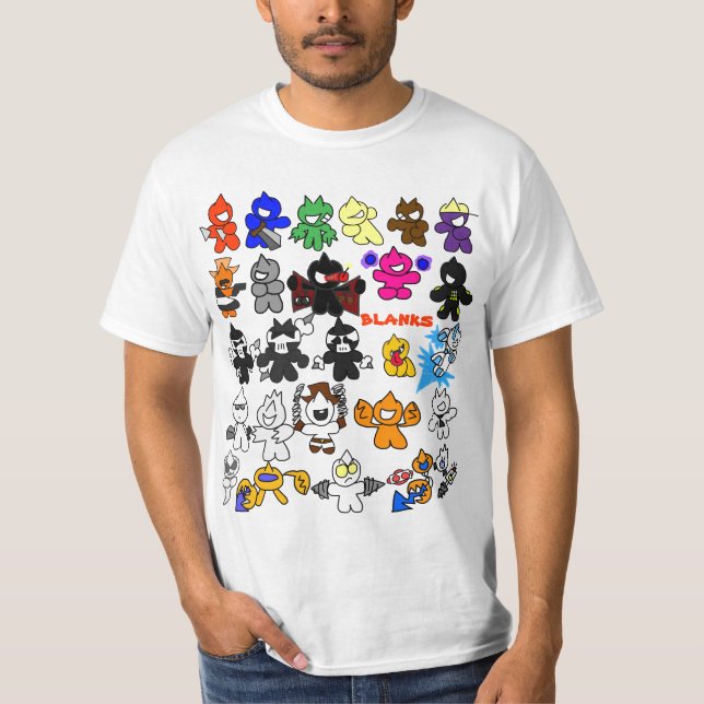 Camiseta lista del charater (Anverso)