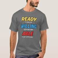 LISTA, DISPUESTA Y CAPAZ - FUN ADVENTURE TEE