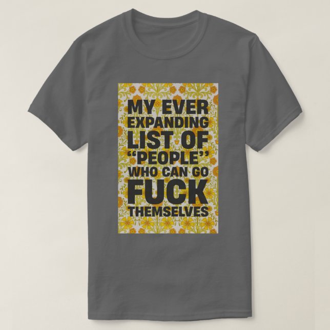 Camiseta Lista en expansión (Diseño del anverso)