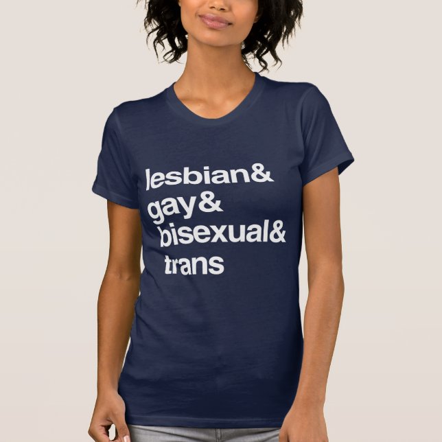 CAMISETA LISTA LGBT (Anverso)