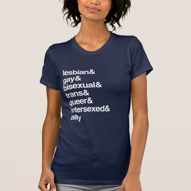 CAMISETA LISTA LGBTQI (Anverso)