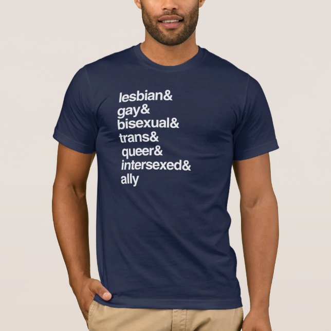 CAMISETA LISTA LGBTQI (Anverso)
