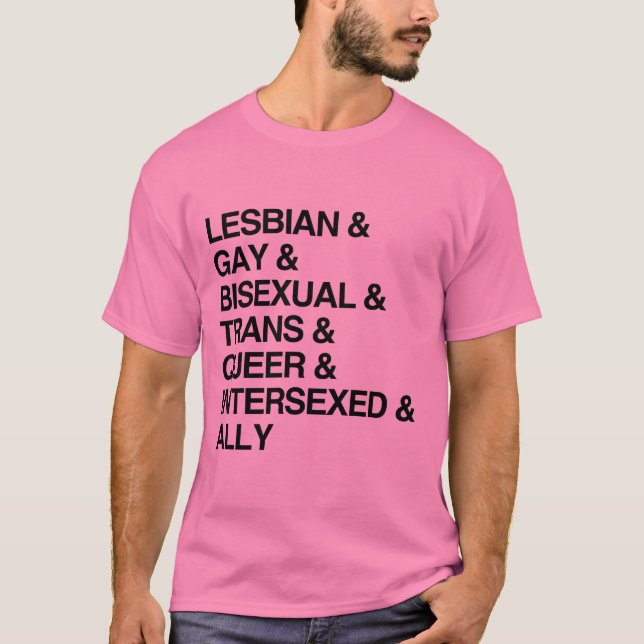 CAMISETA LISTA LGBTQI (Anverso)