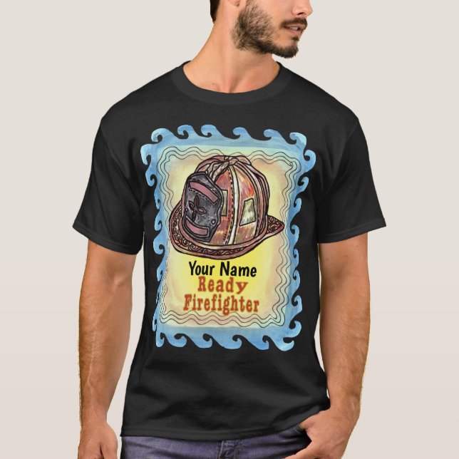 Camiseta lista para bomberos (Anverso)