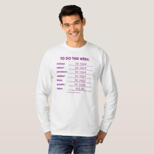 CAMISETA LISTA PARA HACER: YOGA