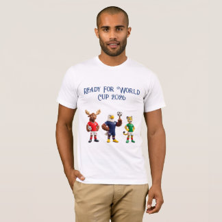 Camiseta lista para las naciones anfitrionas de la