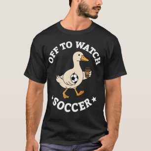 Camiseta Lista Para Ver a Mamá Fútbol Ganso Divertido Bebie
