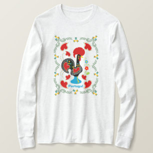 Camiseta Lista tradicional de Portugal en negro