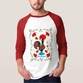 Camiseta Lista tradicional de Portugal en negro