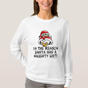 Camiseta Lista traviesa de Santa