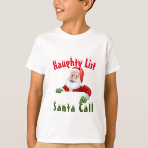 Camiseta Lista traviesa Santa Call