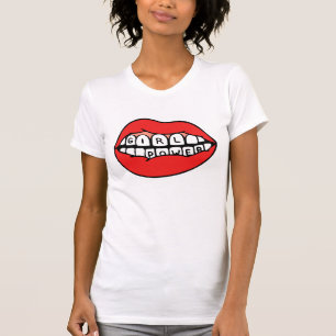 Camiseta Listas de alimentación de Chica