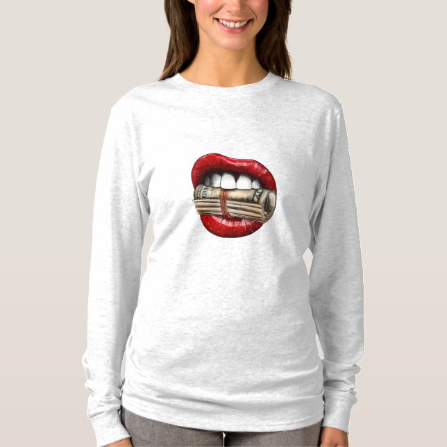 Camiseta Listas ricas - Poder del dinero audaz (Anverso)