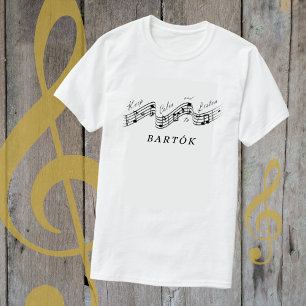 Camiseta Listen Béla Bartók Mejor Compositor de Música Clás