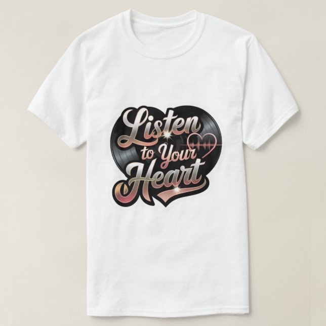 Camiseta Listen you Heart  (Diseño del anverso)