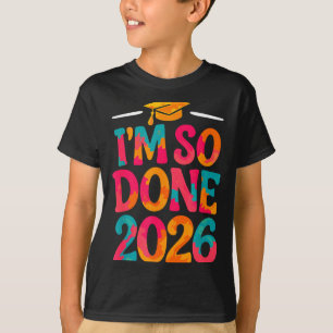 Camiseta Listo clase 2026 universidad graduación escuela se