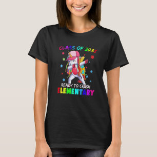 Camiseta Listo Crush Primaria 2035 Unicornio Dabbing Espald