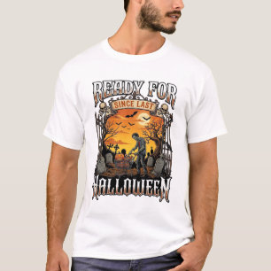 Camiseta Listo desde el último carrito de compras zombie de