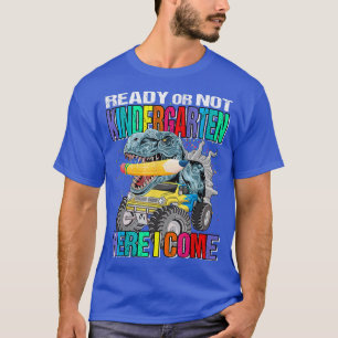 Camiseta Listo o no, aquí voy al jardín de infantes, camión