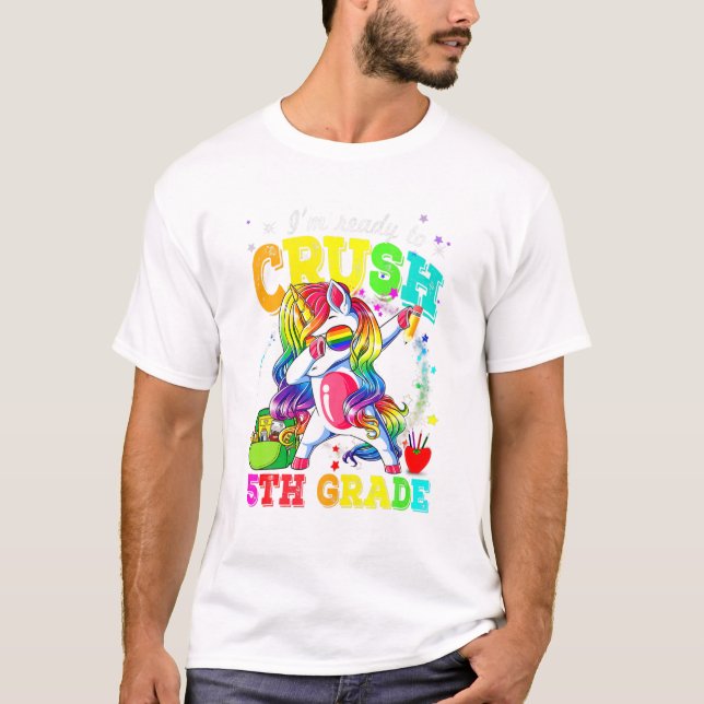 Camiseta listo para aplastar 5to Grado (Anverso)