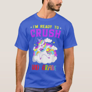 Camiseta Listo para aplastar a Chica Unicornio de tercer gr