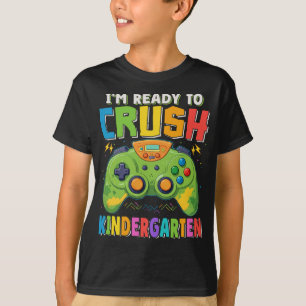Camiseta Listo para aplastar a los jugadores de guardería d