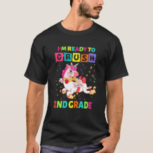 Camiseta Listo Para Aplastar A Niños De 2º Grado Cute Unico