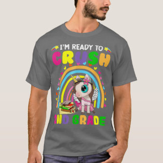 Camiseta Listo Para Aplastar A Unicornio De 2º Grado De Vue